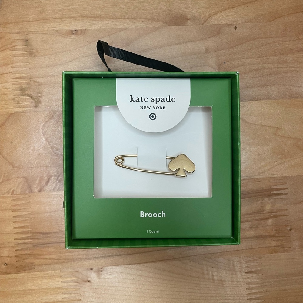 NEW Kate Spade New York x Target Collaboration Gold Spade Brooch